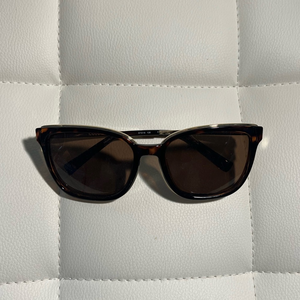 Brown and Gold Cole Haan Sunglasses